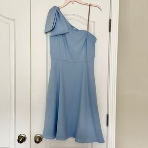 Light Blue 8P Gal Meets Glam Dress Bow Detail